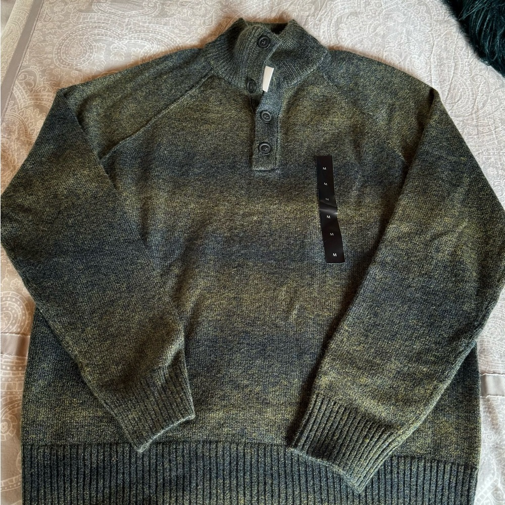 Banana Republic Gradient Mock-Neck Sweater